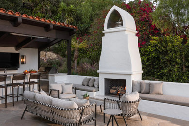 Tuscan patio photo in Santa Barbara