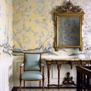 hand painted wallpaper project show
