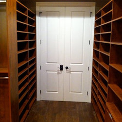High End Walk-in Closets - Shoe Storage