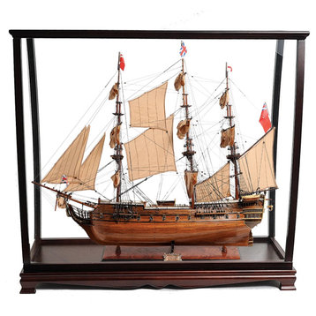 Hms Surprise Large With Table Top Display Case