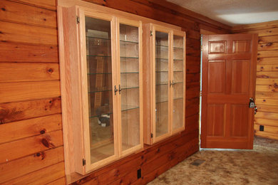 Living room - craftsman living room idea in Raleigh