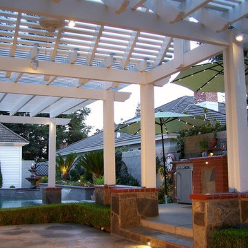Luxurious outdoor living area.