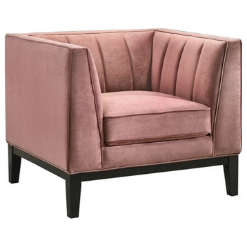 Picket House Furnishings Calabasas Chair in Rose
