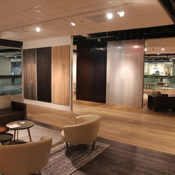 Commercial new construction - Pacific Design Center (West Hollywood) - Hardwood Flooring