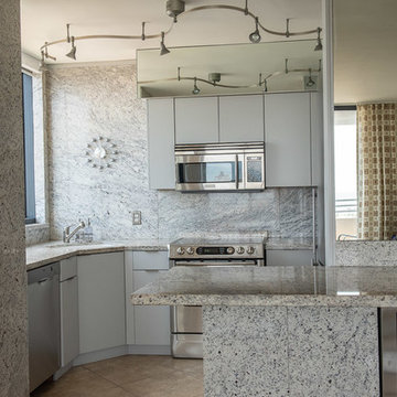 Modern Kitchen Update Done in a Fashion Grey Color