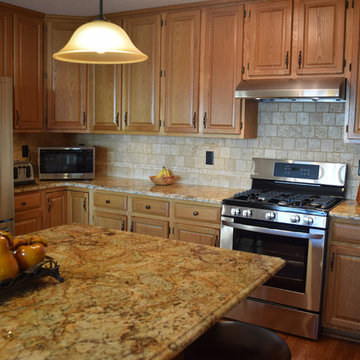 Travertine Backsplash Design & Assistance