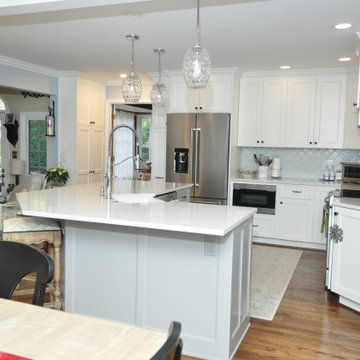 Transitional Kitchen Remodel Done With New Cabinets