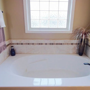 Stone Bathroom and Barn Door