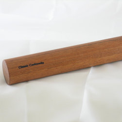 Tortilla Rolling Pin by Classic Cookworks in Brazilian Cherry 8" - Rolling Pins