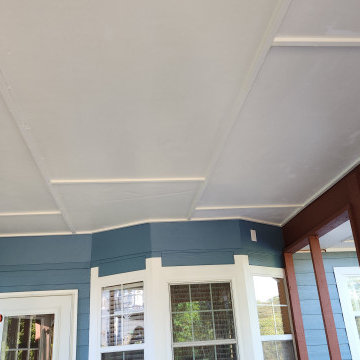 Screened and covered deck addition