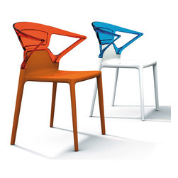 Ego-K Armchair (set of 4) by Plastix / Papatya - Dining Chairs