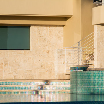 Free Form Oceanfront Pool with Infinity Edge