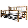 Glacier Country Collection Day Bed With Pop Up Trundle Bed
