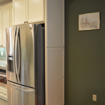 refrigerator cabinet detail