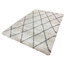 Logan LG07 Rug, Diamond Ivory and Grey, 200x290 cm