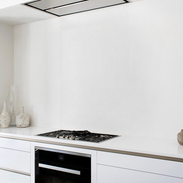 WAY Artic White Soft Melamine & Fossil Oak Matrix Kitchen in Arlington
