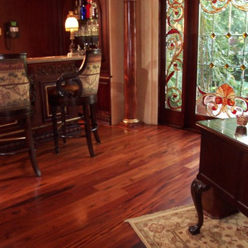 Artful Floors in a Bar Area