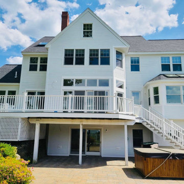 Extended Patio with Trex Deck in Pebble Gray