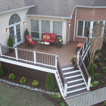 Trex Deck with Railing to Paver Patio – Summerville, SC