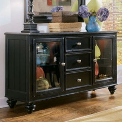American Drew 919-830 Buffet / Credenza Camden - Black - Buffets And Sideboards