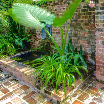 Antique brick courtyards