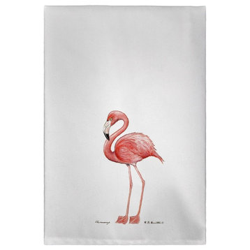 Pink Flamingo Guest Towel - Two Sets of Two (4 Total)
