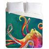 Clara Nilles Mardi Gras Octopus Duvet Cover