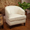 GDF Studio Camden Fabric Club Chair, Beige