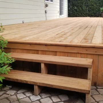 14' x 20' Pressure Treated Wood Poolside Deck