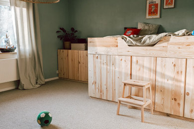 Mittelgroßes Skandinavisches Jungszimmer mit Schlafplatz in Nürnberg