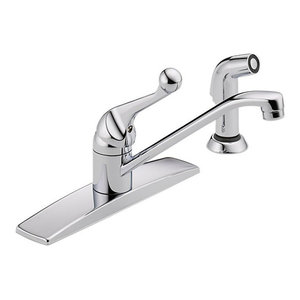 Delta 134 100 300 400 Series Single Handle Kitchen Faucet With