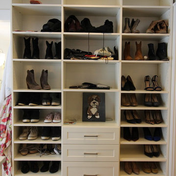 A super organized closet in Indianapolis