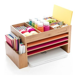 The Space Cube Art Supply, Craft Supply Storage + Docking Station - Desk Accessories