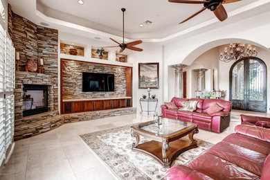 Living room photo in Phoenix