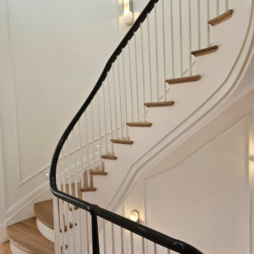 Project #131 | Three-Story Elliptical Staircase in Historic Home