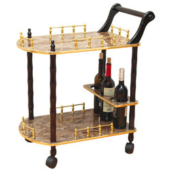 Traditional Bar Carts by Quickway Imports