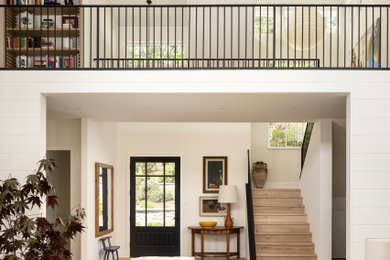 Inspiration for a transitional living room remodel in Calgary