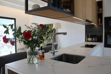 Inspiration for a contemporary kitchen remodel in Other