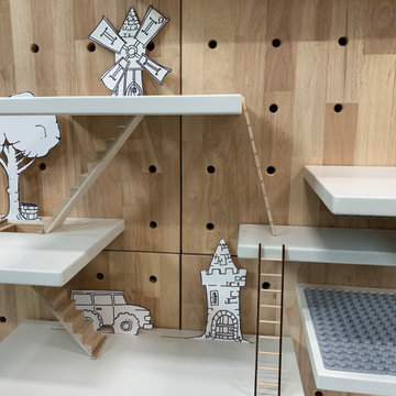 Peg Board Play Wall