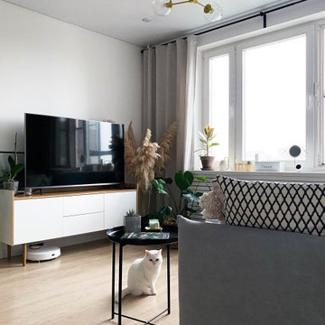 Скандинавский стиль в трёхкомнатной квартире