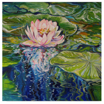 Marcia Baldwin 'Sweet Lotus' Canvas Art, 24"x24"