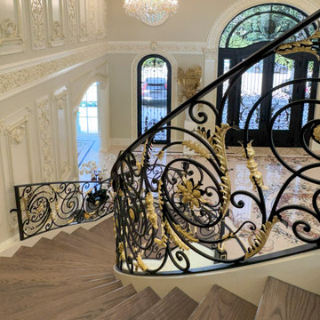 Project #135 | A Vibrant Double Curved Staircase