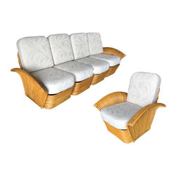 Rattan Sofa and Chair combos - Sectional Sofas