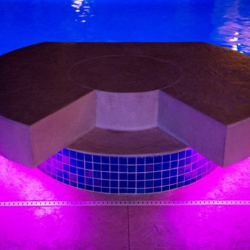 Intense Blue Pool and Spa