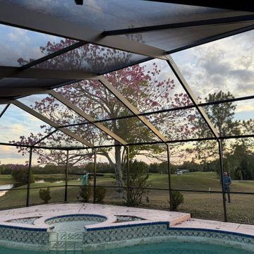 Pool Cage Screen Restoration