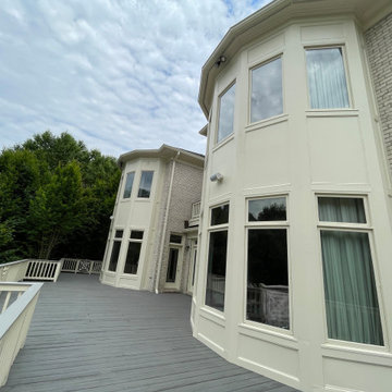 Exterior Painting and Power Washing – Large Custom Home