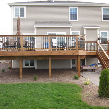 Oconomowoc Custom Deck Build with Lake Views