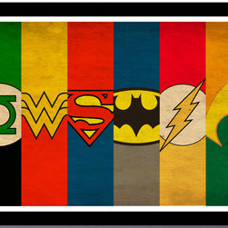 Justice League Minimalist Poster - Prints And Posters