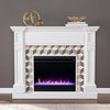 Darvingmore Color Changing Fireplace - White