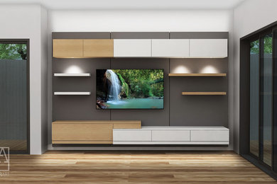 Floating Entertainment Wall Unit